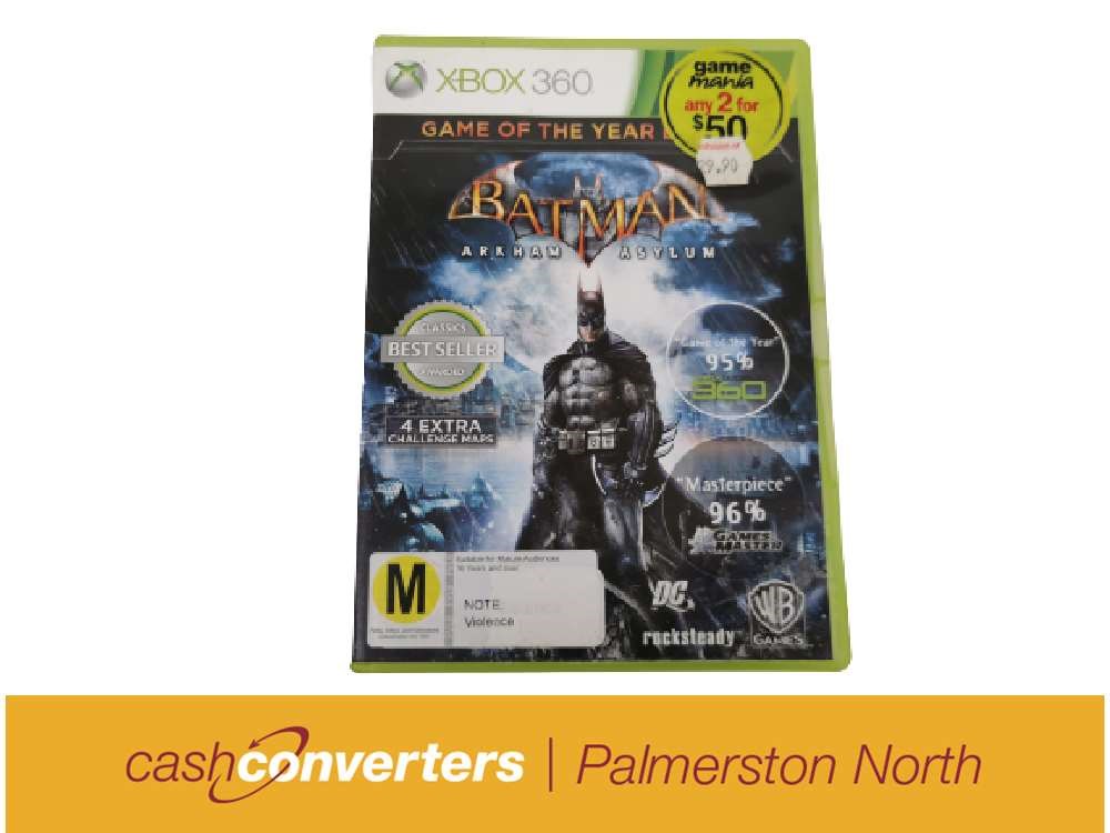 Cash Converters - Xbox 360 Game Batman Arkham Asylum Goty Edition