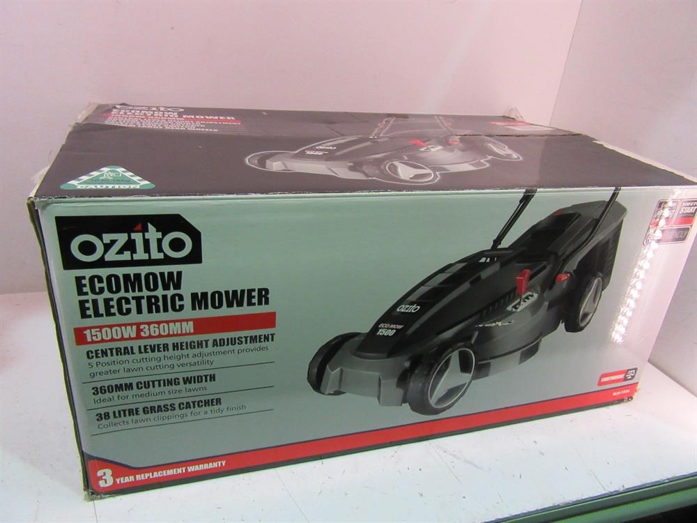 Ozito ecomow online electric mower 1500w