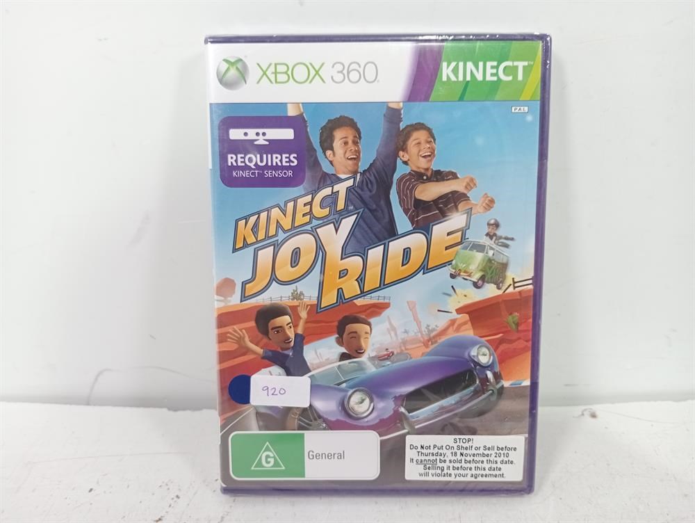 Microsoft Kinect Joy Ride Racing Game - Complete Product