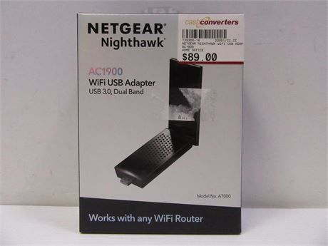 Netgear nighthawk ac1900 wifi deals usb adapter