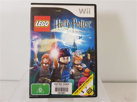 Nintendo wii best sale lego harry potter