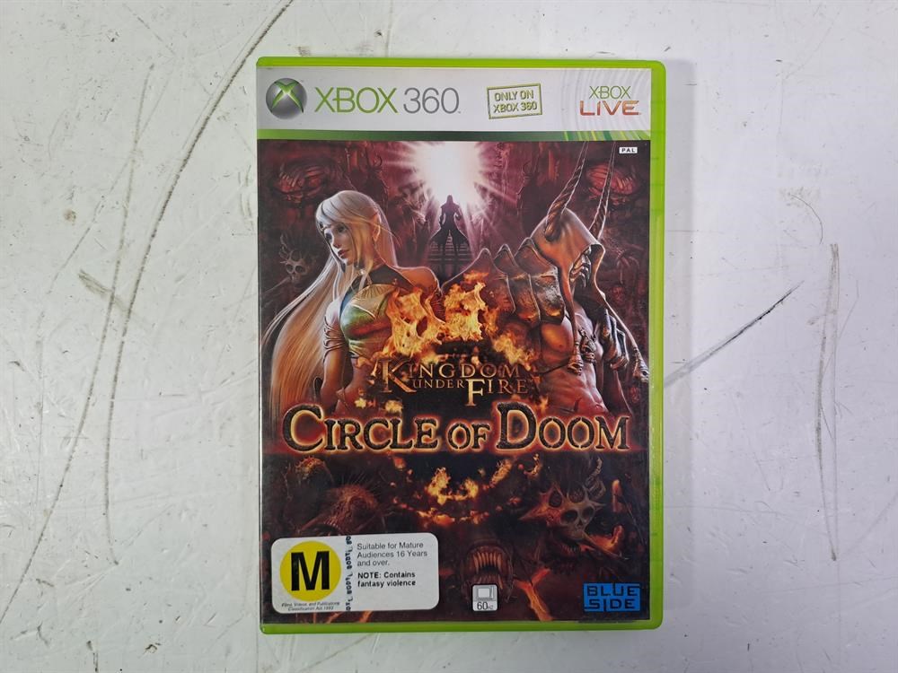 Cash Converters - Xbox 360 Game Kingdom Under Fire Circle Of Doom