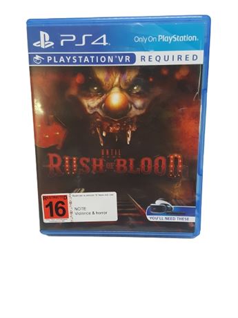 Cash Converters Until Dawn Rush Of Blood Ps Vr Ps4 Game Vr