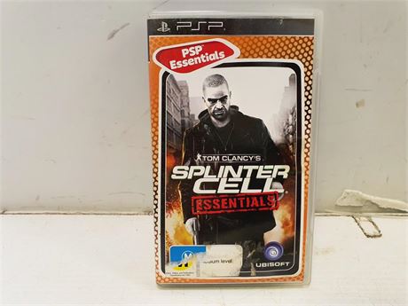  Tom Clancy's Splinter Cell Essentials - Sony PSP : Video Games