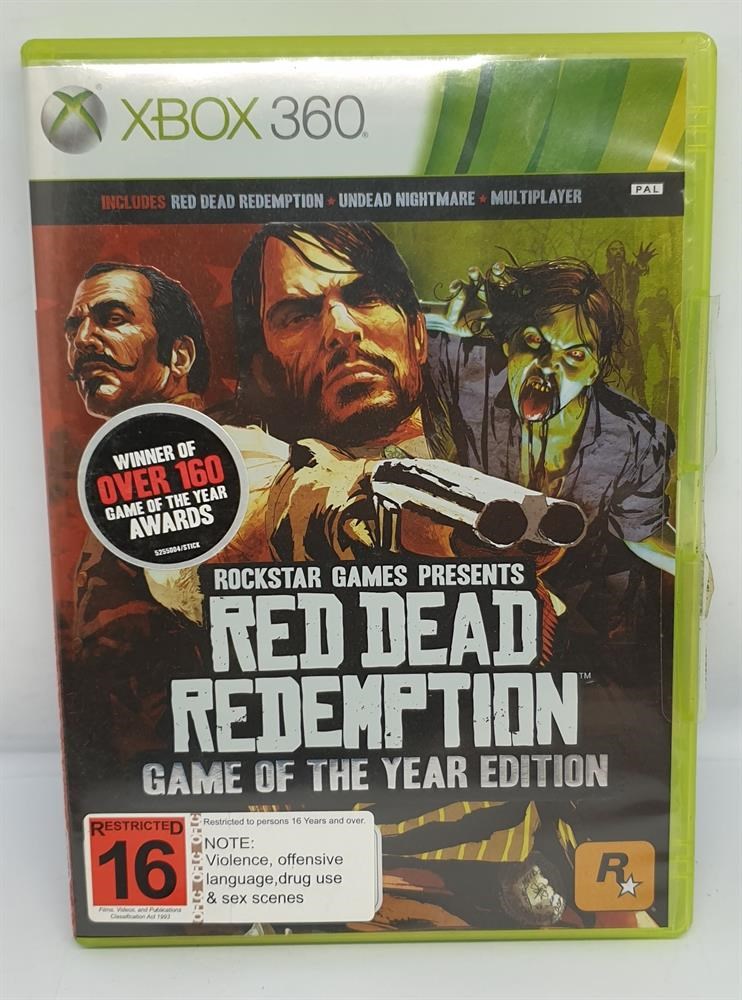  Red Dead Redemption Undead Nightmare Xbox 360 for PAL : Video  Games