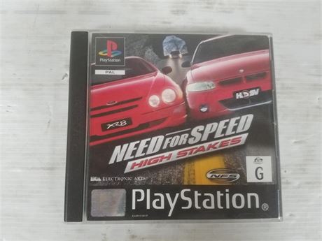 Need For Speed: High Stakes PS1 – Gametraders Modbury Heights