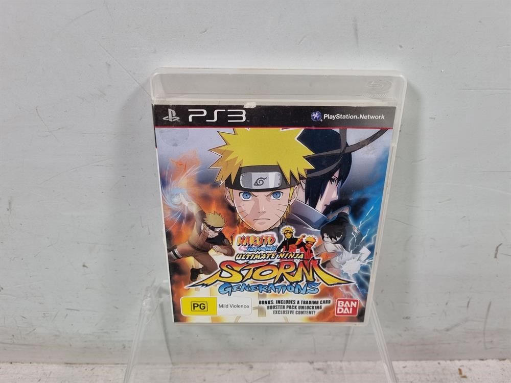 NARUTO SHIPPUDEN: ULTIMATE NINJA STORM GENERATIONS GAME PS3 ~ NEW