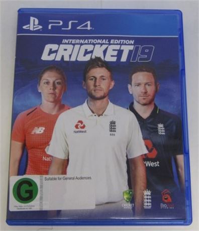 cricket 19 pre owned ps4