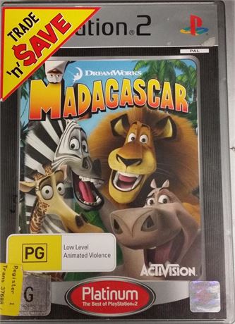  Madagascar - PlayStation 2 : Video Games