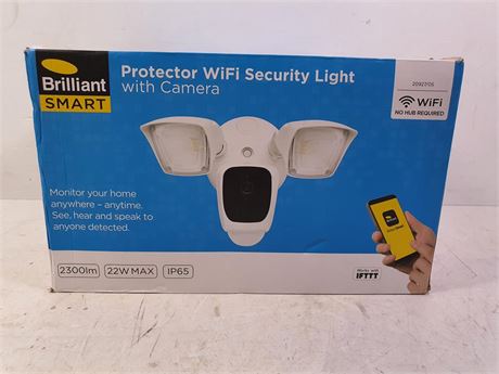 brilliant smart wifi twin security light