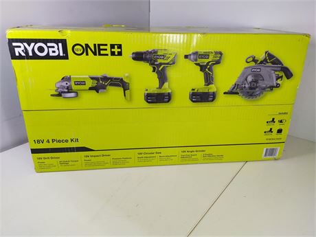 Ryobi 18v outlet 4pc combo kit