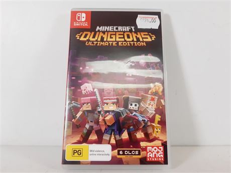 MINECRAFT dungeons ultimate edition- gioco SWITCH