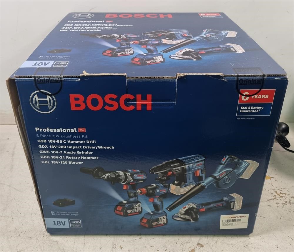 Cash Converters Bosch Cordless Tool Kit 5 Piece 18v Brushless Kit