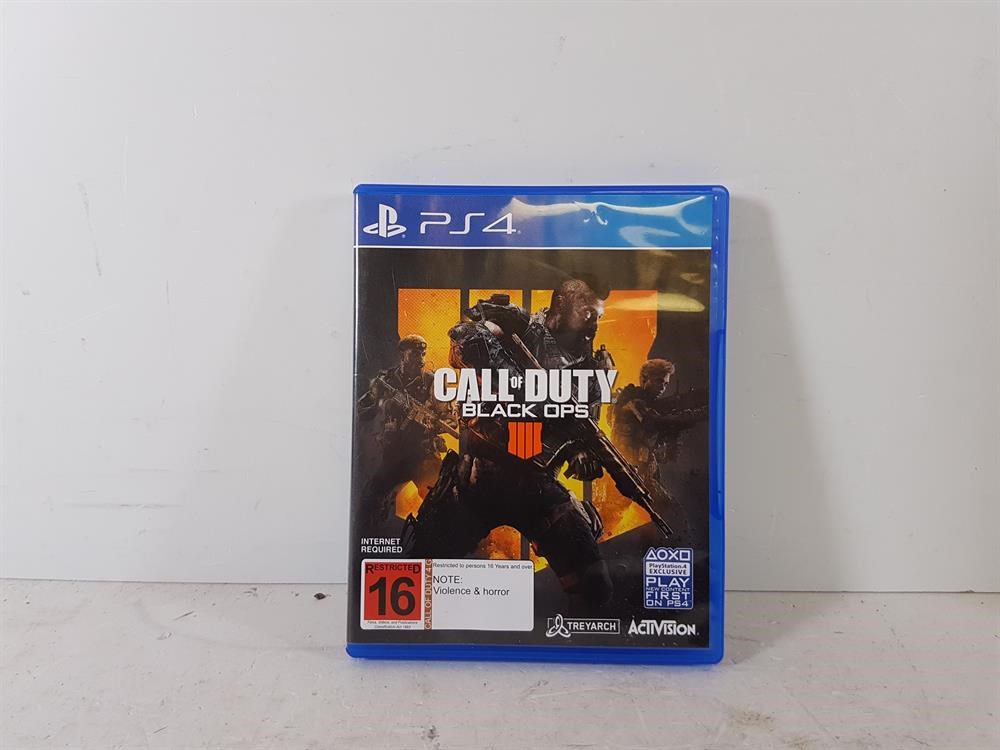 Cash Converters Ps4 Game Call Of Duty Black Ops 4