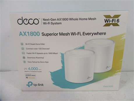 Cash Converters - Tp-Link Ax1800 Mesh Wifi System DECO X20