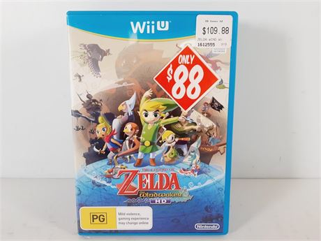 Zelda Wind Waker HD, Item, Box, and Manual