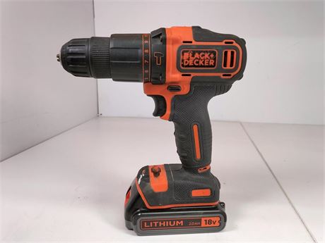 Black & Decker Cordless Drill BDCHD18