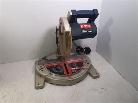 Ryobi 210mm mitre outlet saw